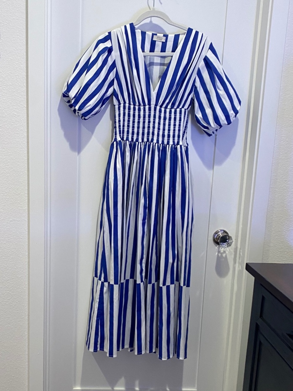 AYR The Extra Extra Puff Sleeve Midi Dress - New Without Tags